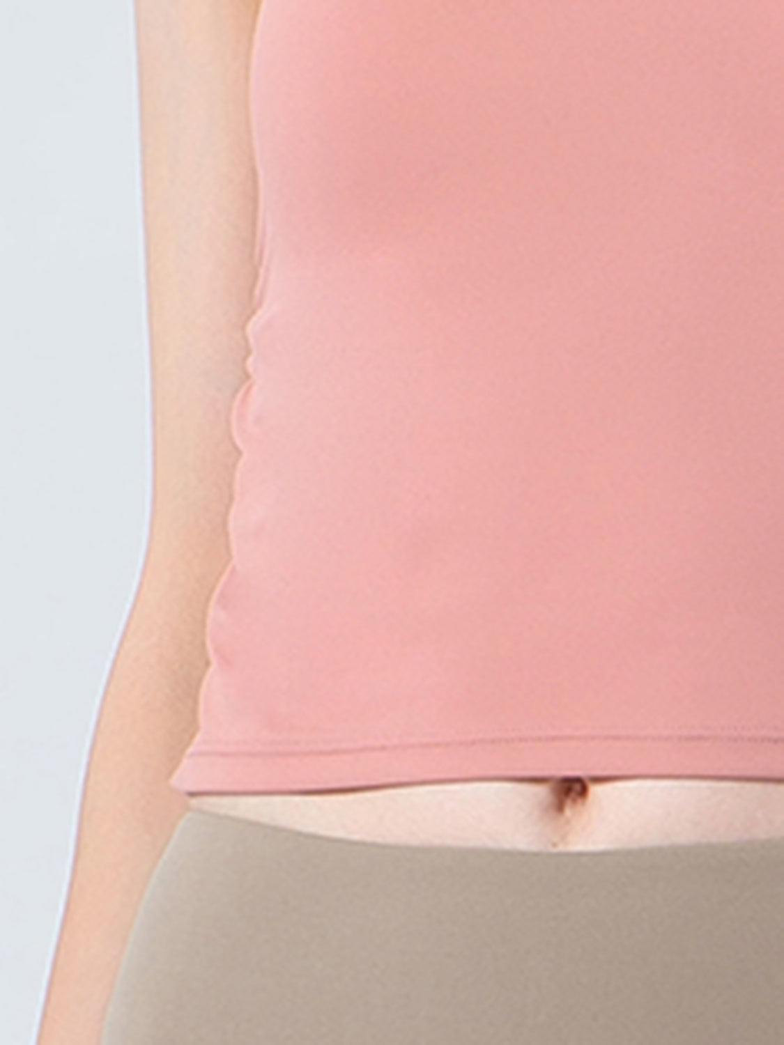Ruched Sports Cami in Lavender for Women