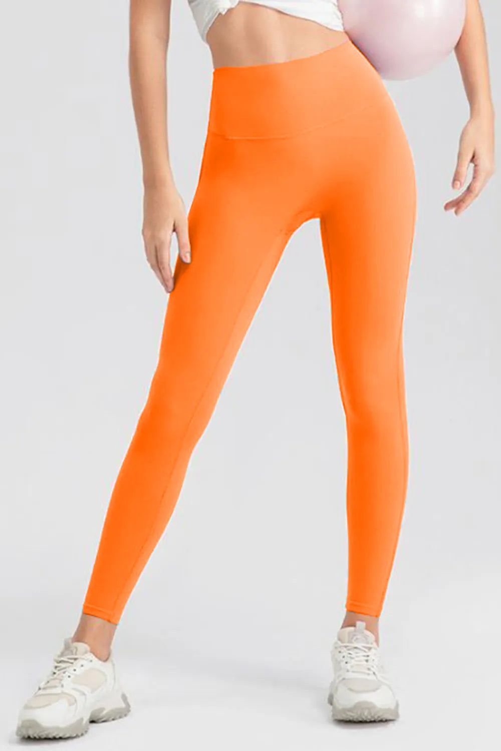 High Waist Skinny Active Pants in Dark Gray for Women