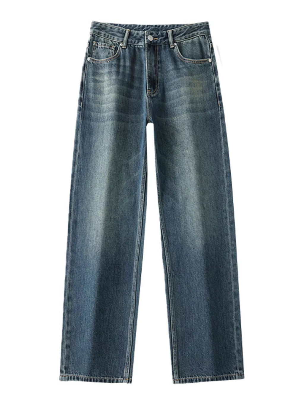 Vintage Wash Wide Leg Jeans in Nostalgic Orchid for Men