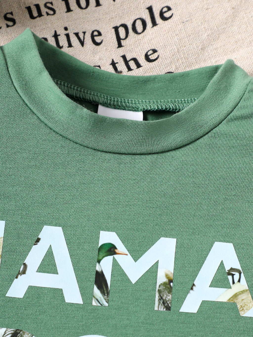 Mama Boy Graphic Casual Tee and Shorts Set for Boys