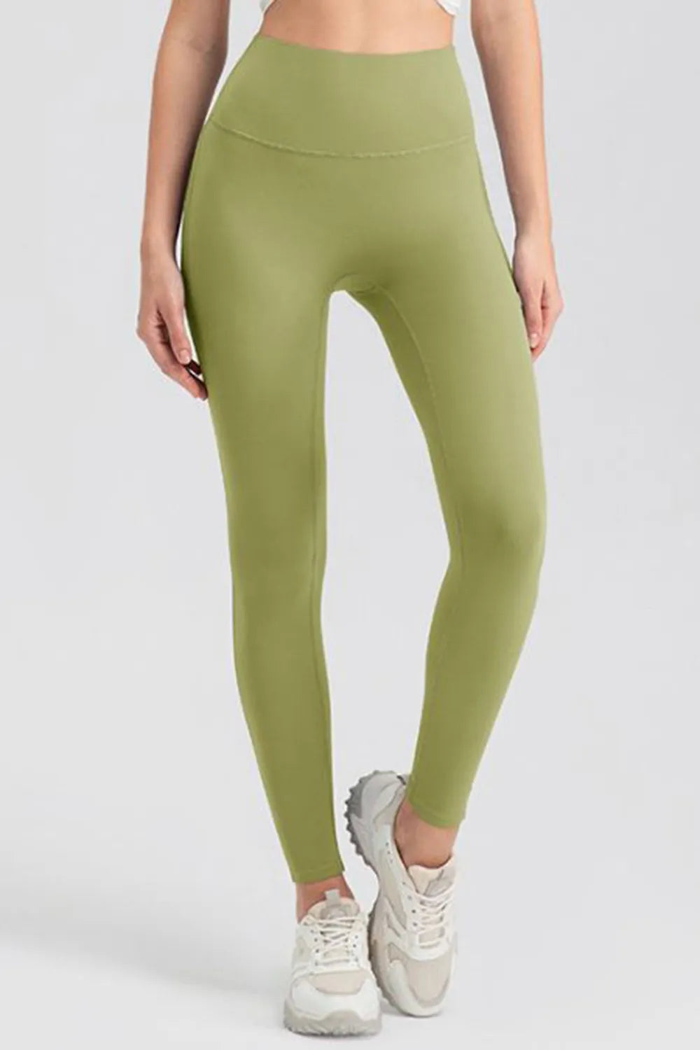 High Waist Skinny Active Pants in Orange for Women