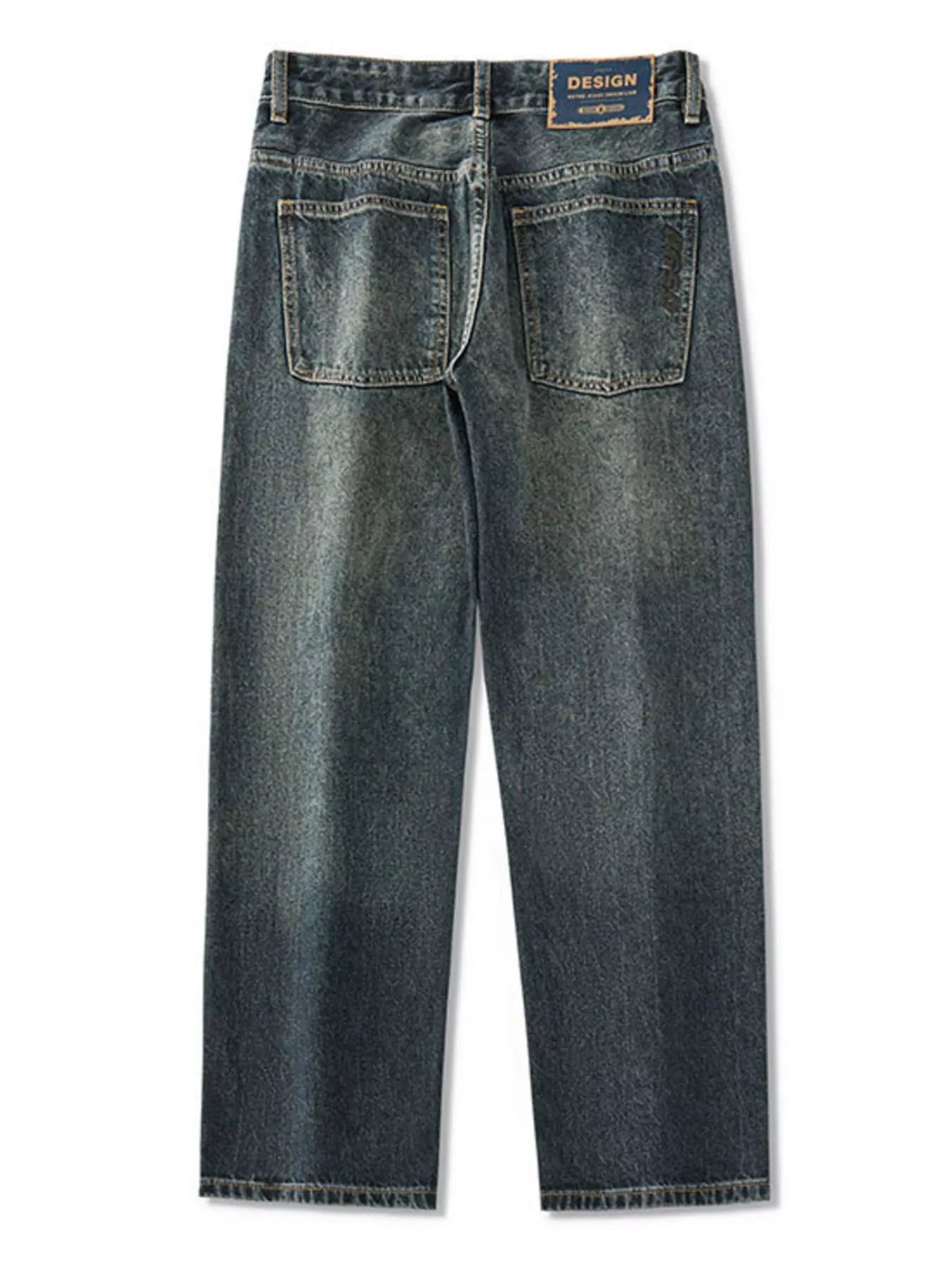 Wide Leg Jeans in Blue for Men