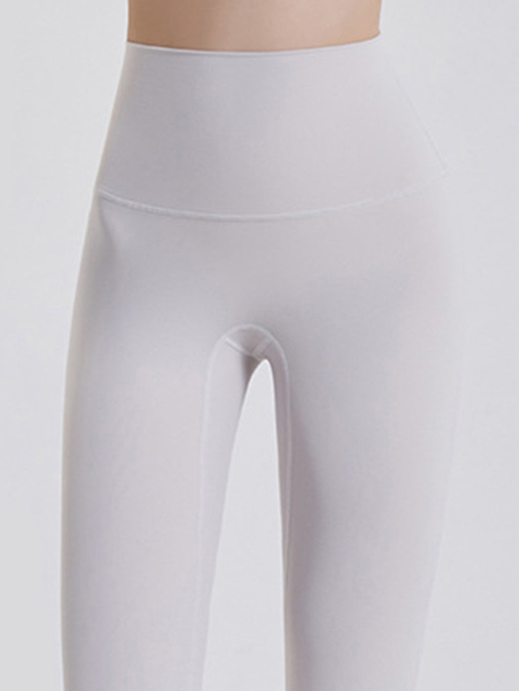 Wide Waistband Sports Leggings in Lilac in Teal for Women