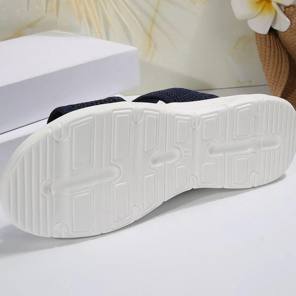 Breathable Mesh Open Toe Sandals in Khaki Color for Women