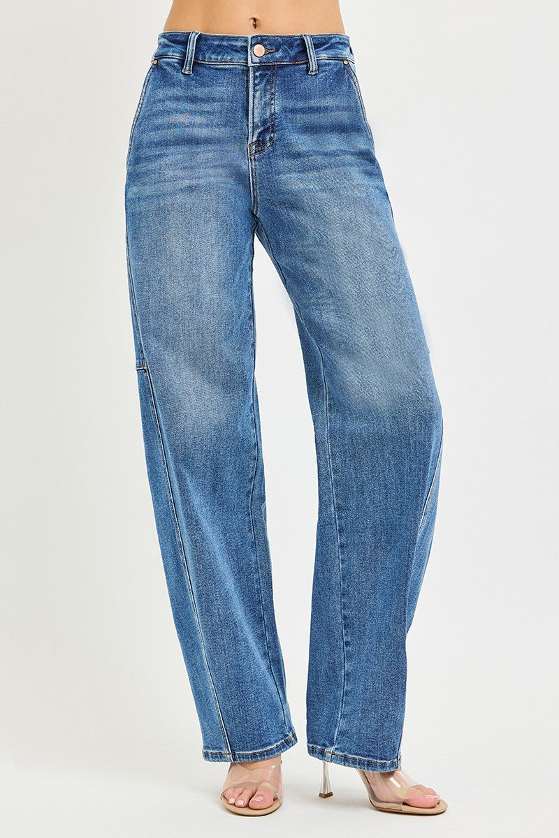 Slouchy Baggy Jeans in Medium for Women