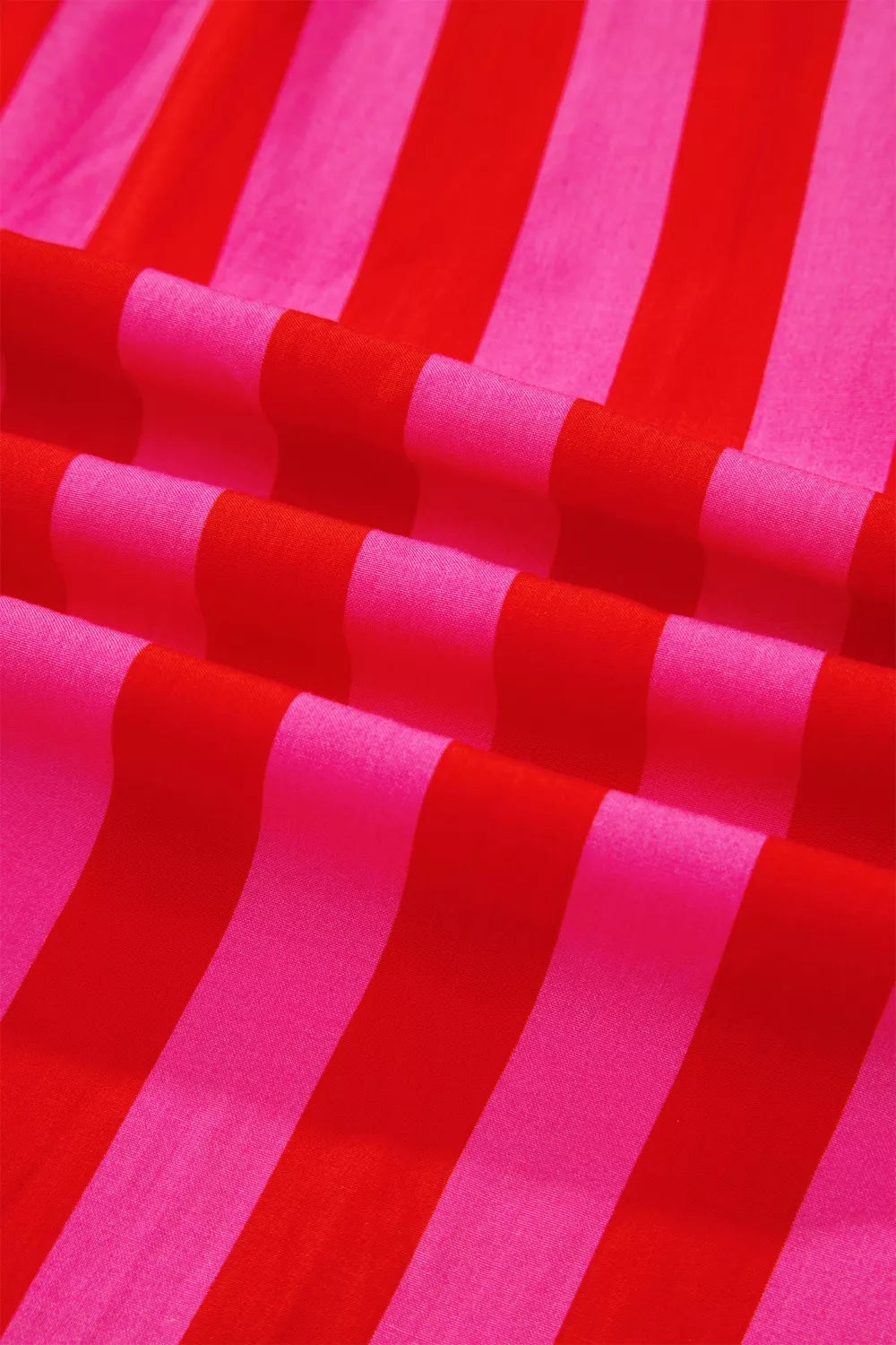 Stripe Puff Sleeve Blouse for Women