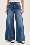 High Waist Palazzo Jeans in Md for Women