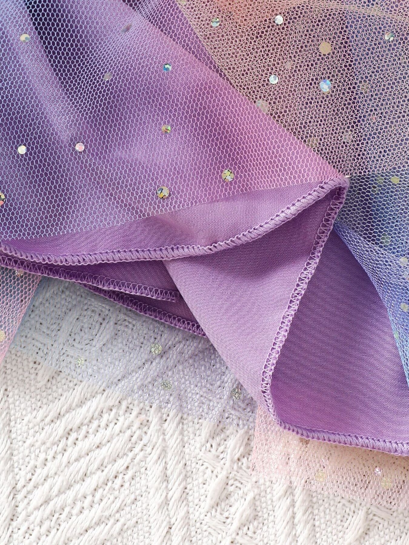 Bowknot Tulle Dress with Headband for Girls