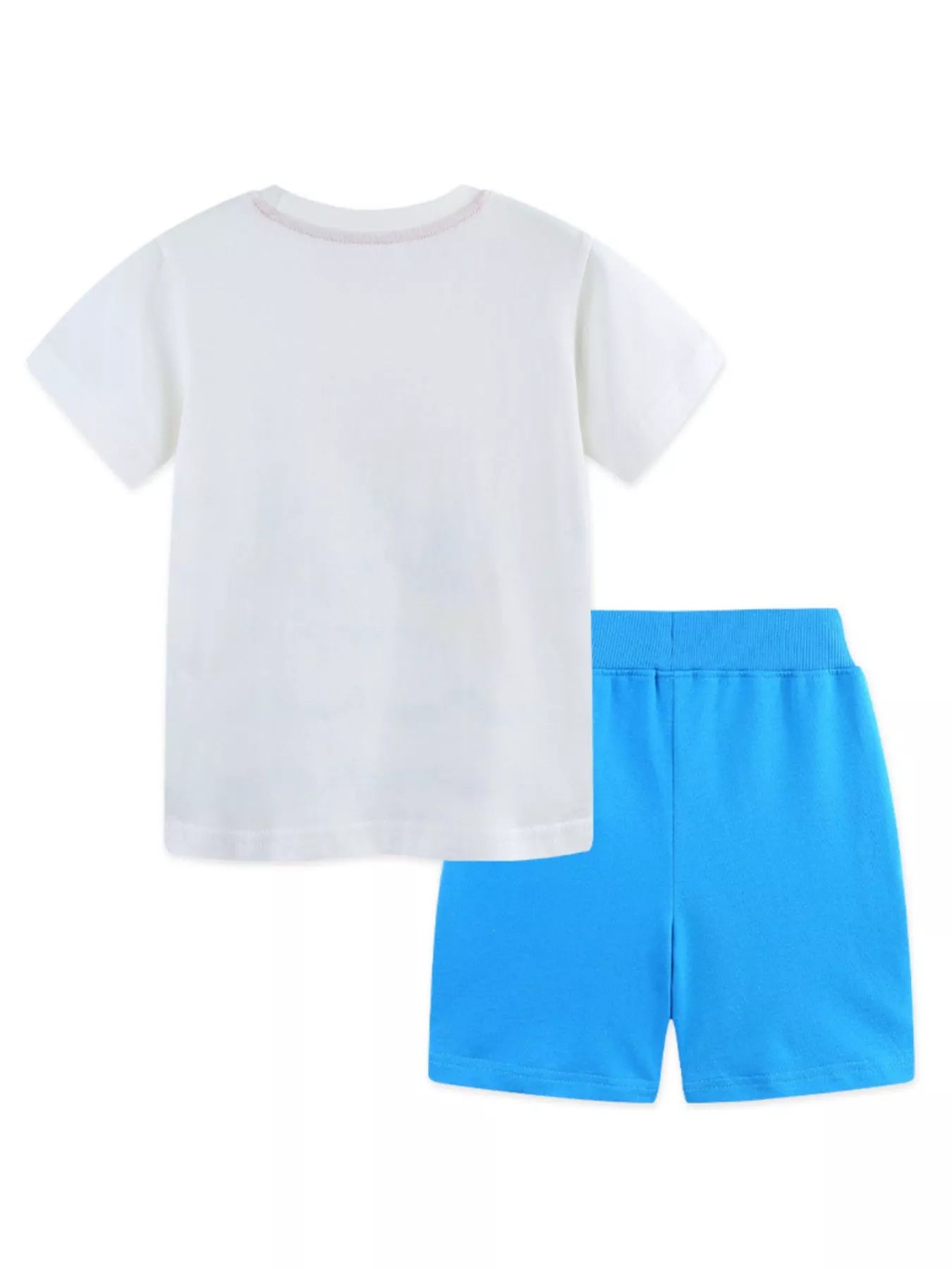 Nautical Adventure Tee and Shorts Set for Boys