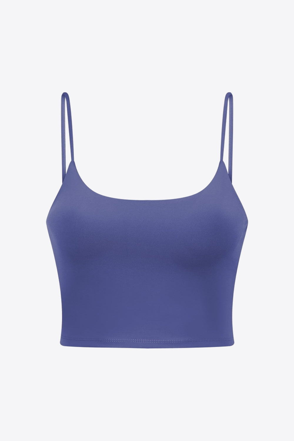 Feel Like Skin Scoop Neck Sports Cami in Light Blue for Women