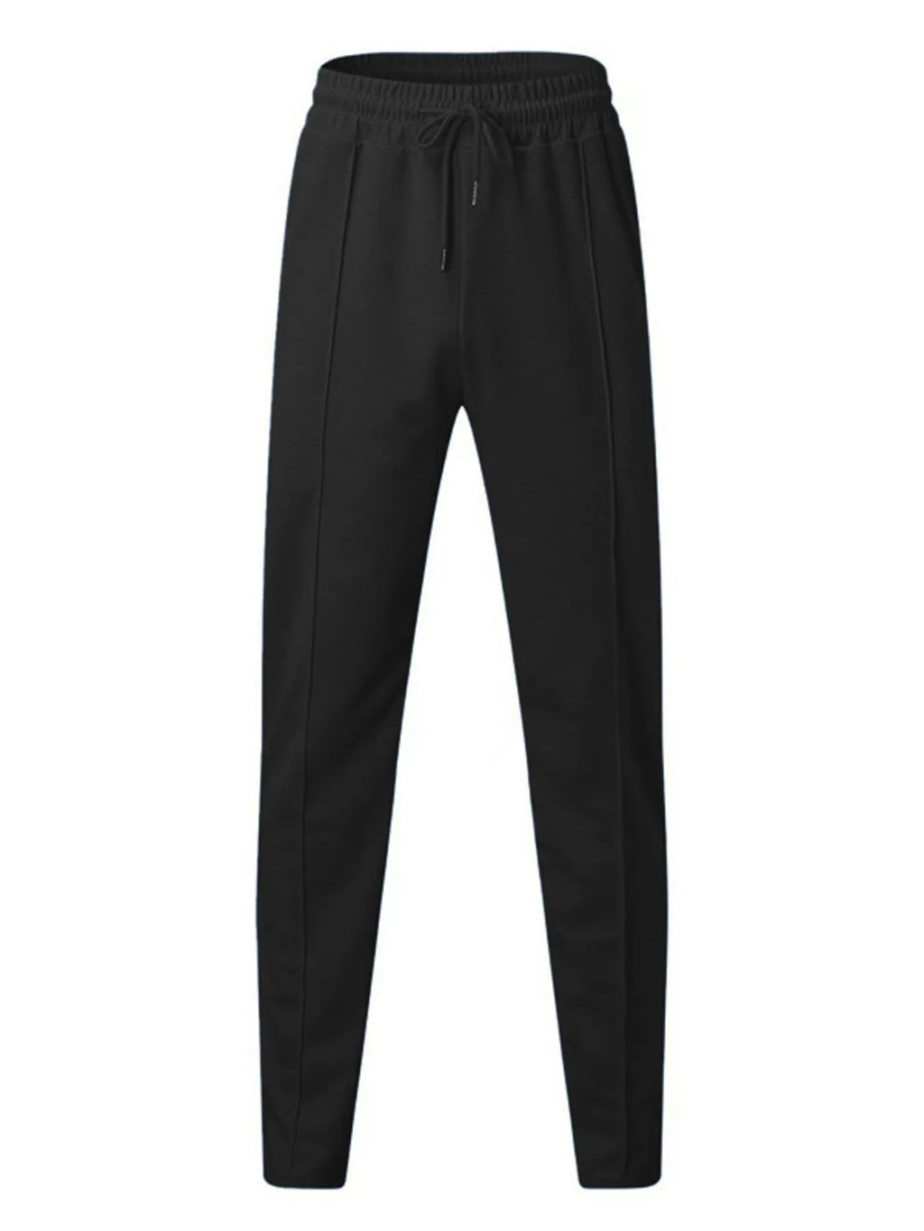 Zip Up Top and Pants Set Plus Size in White for Men