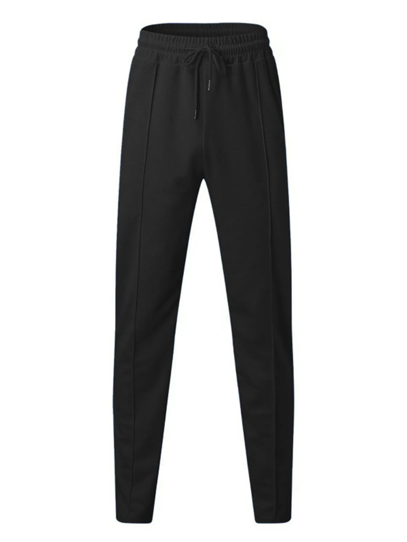 Zip Up Top and Pants Set Plus Size in White for Men