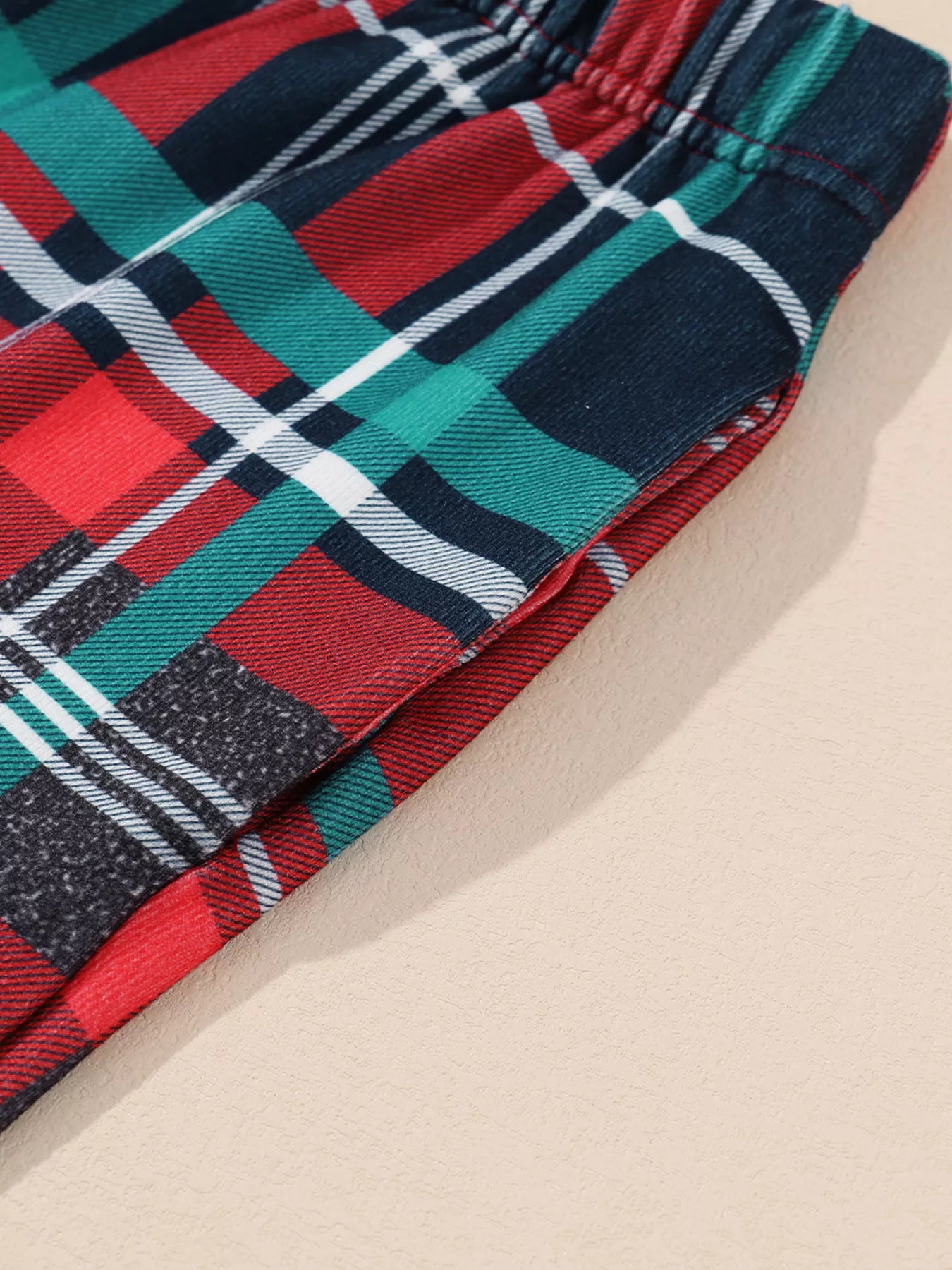 All Is Graphic Christmas Plaid Pajamas Set for Women