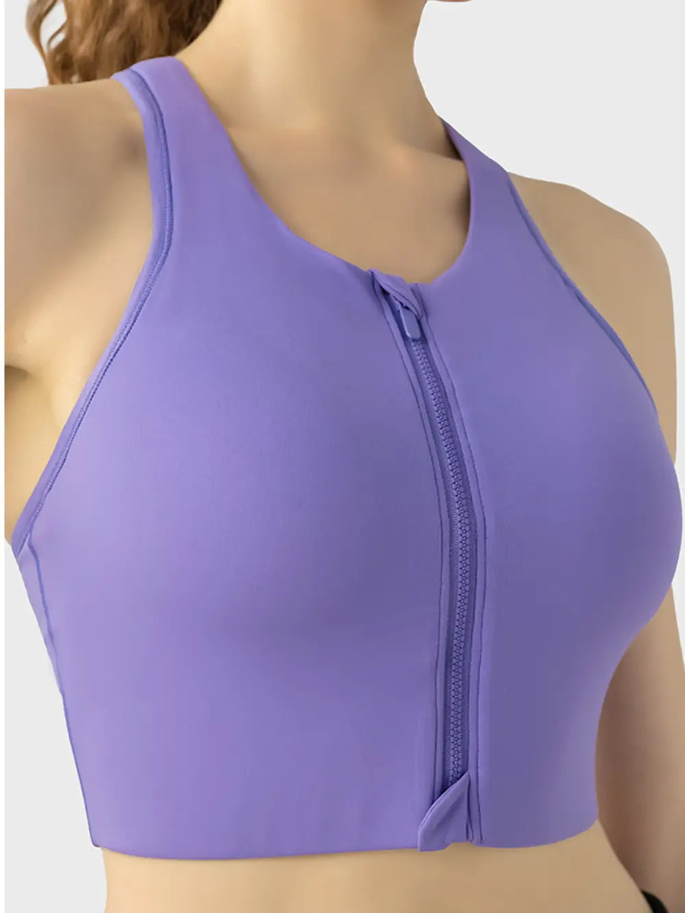 Wide Strap Sport Bra in Ivory for Women