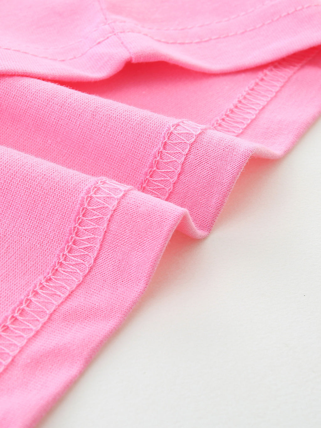 Dinosaur Print Short Sleeve T-Shirt in Pink for Girls