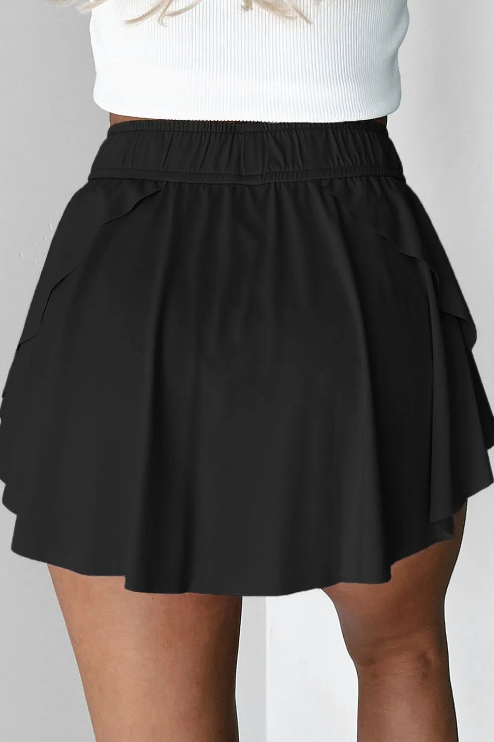 Drawstring Active Skorts for Women
