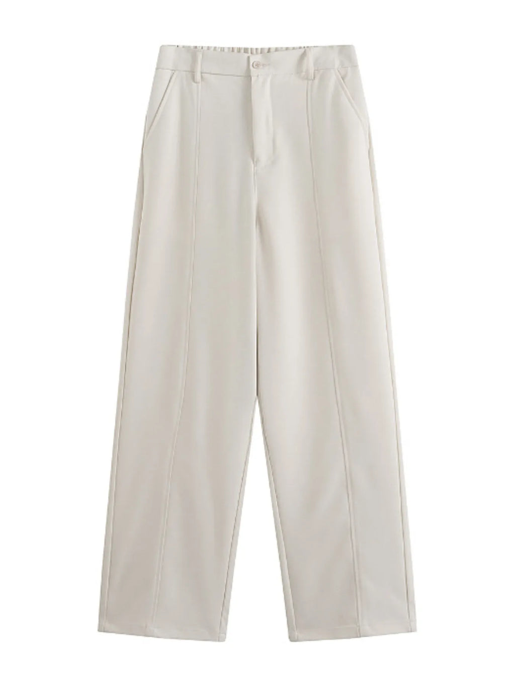 Wide Leg Pants Plus Size in Coffee in Black for Men