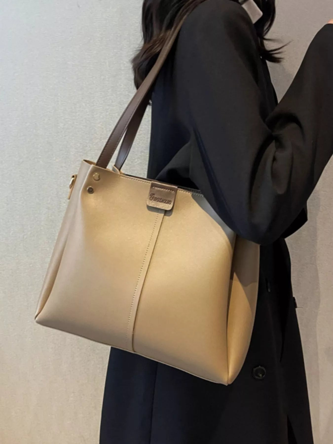Wide Strap Shoulder Bag for Women