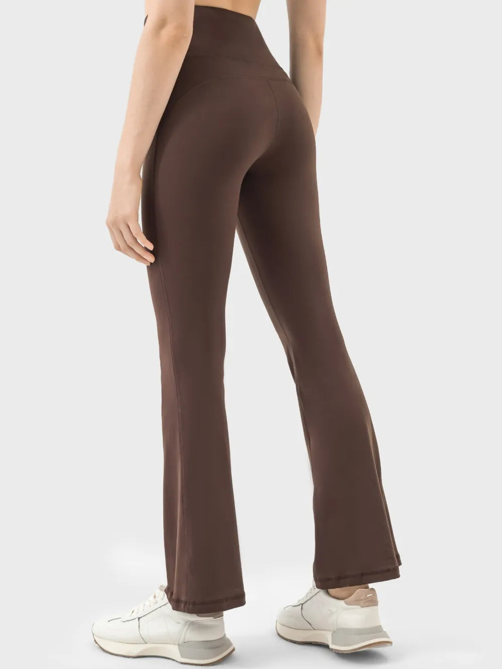 High Waist Active Pants in Mocha in Chocolate for Women