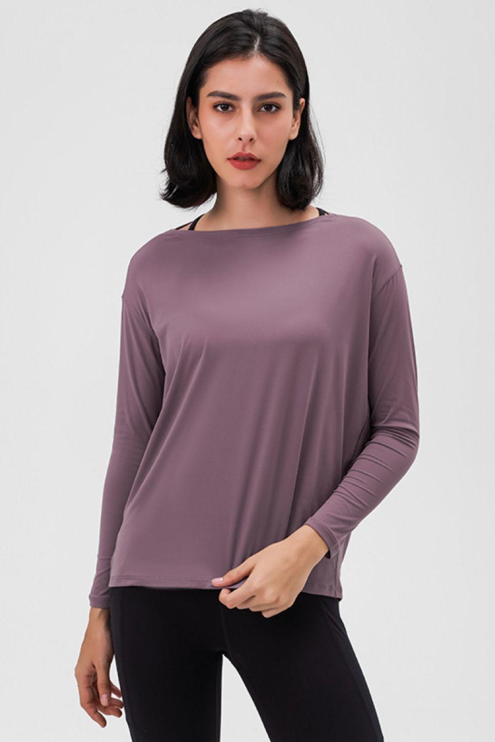 Loose Fit Active Top in Sherbet for Women
