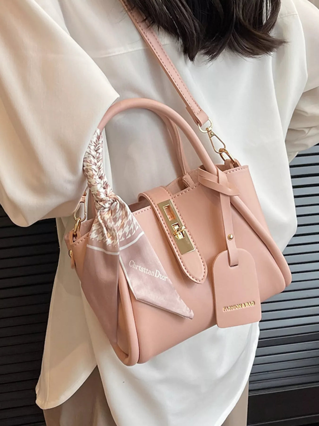 Top Handle Crossbody Bag in Pink for Women