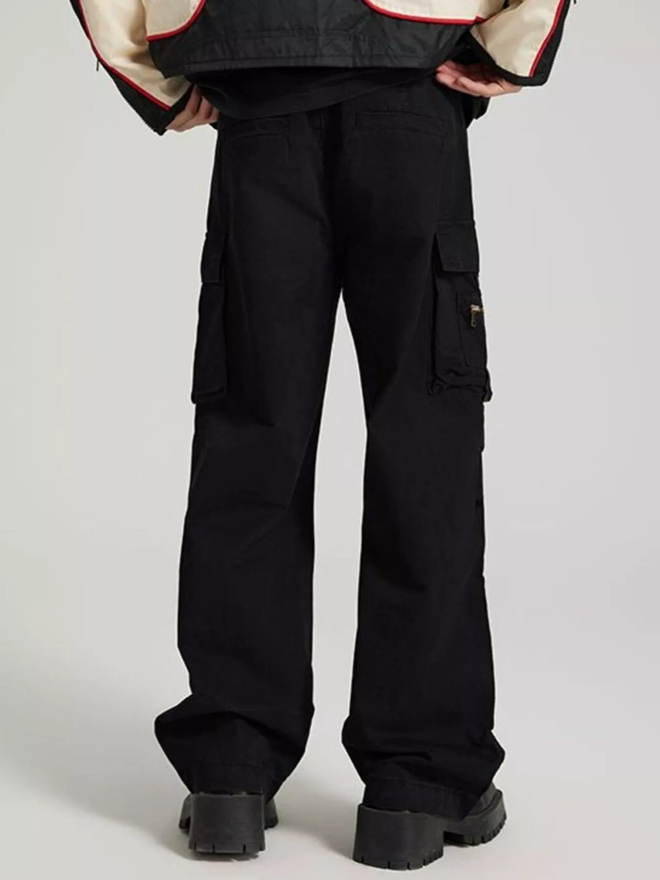 Vintage Washed Cargo Jeans in Gray for Men