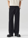 Relaxed Fit Pants in Black for Men