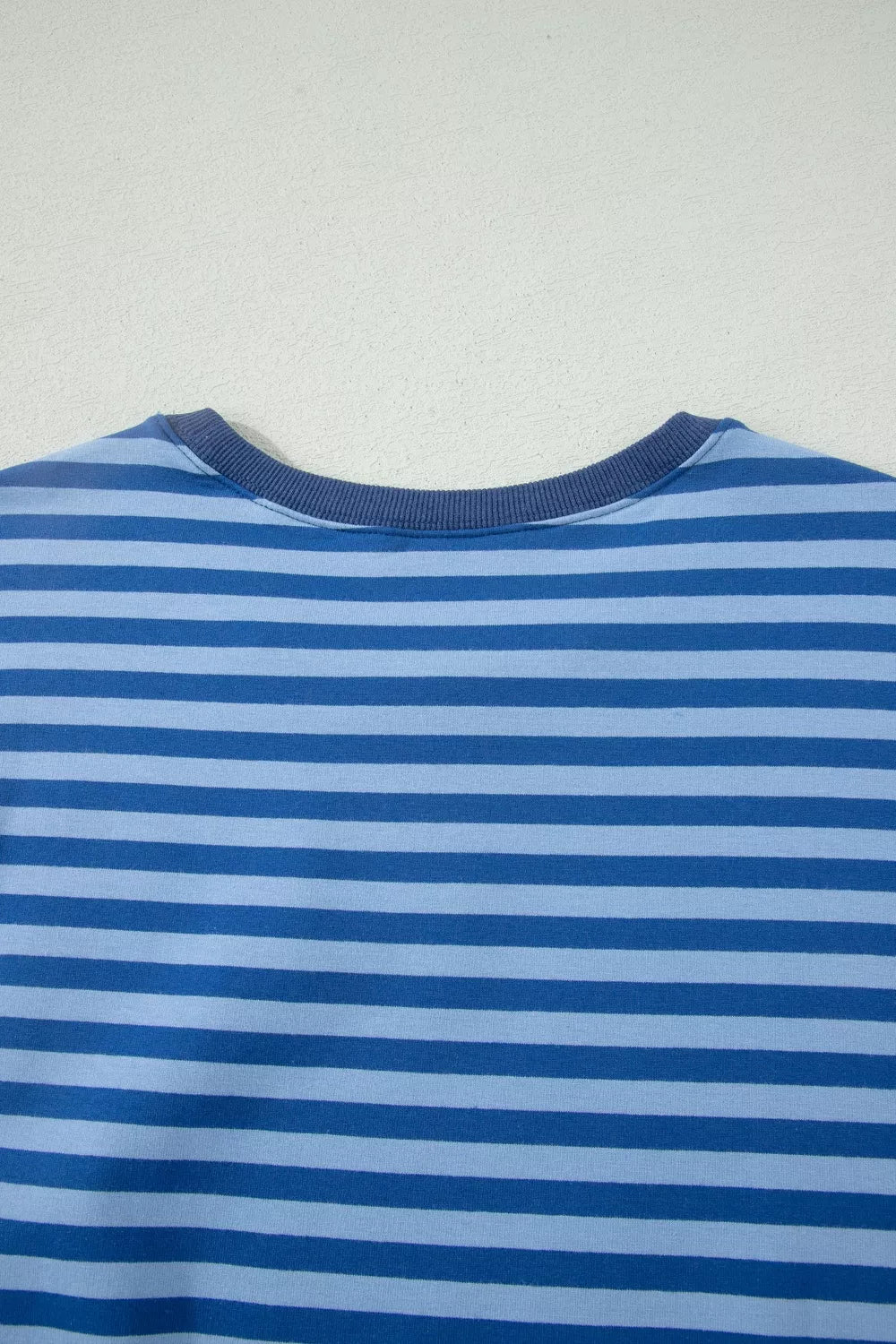 Striped Short Sleeve Top and Shorts Set for Women
