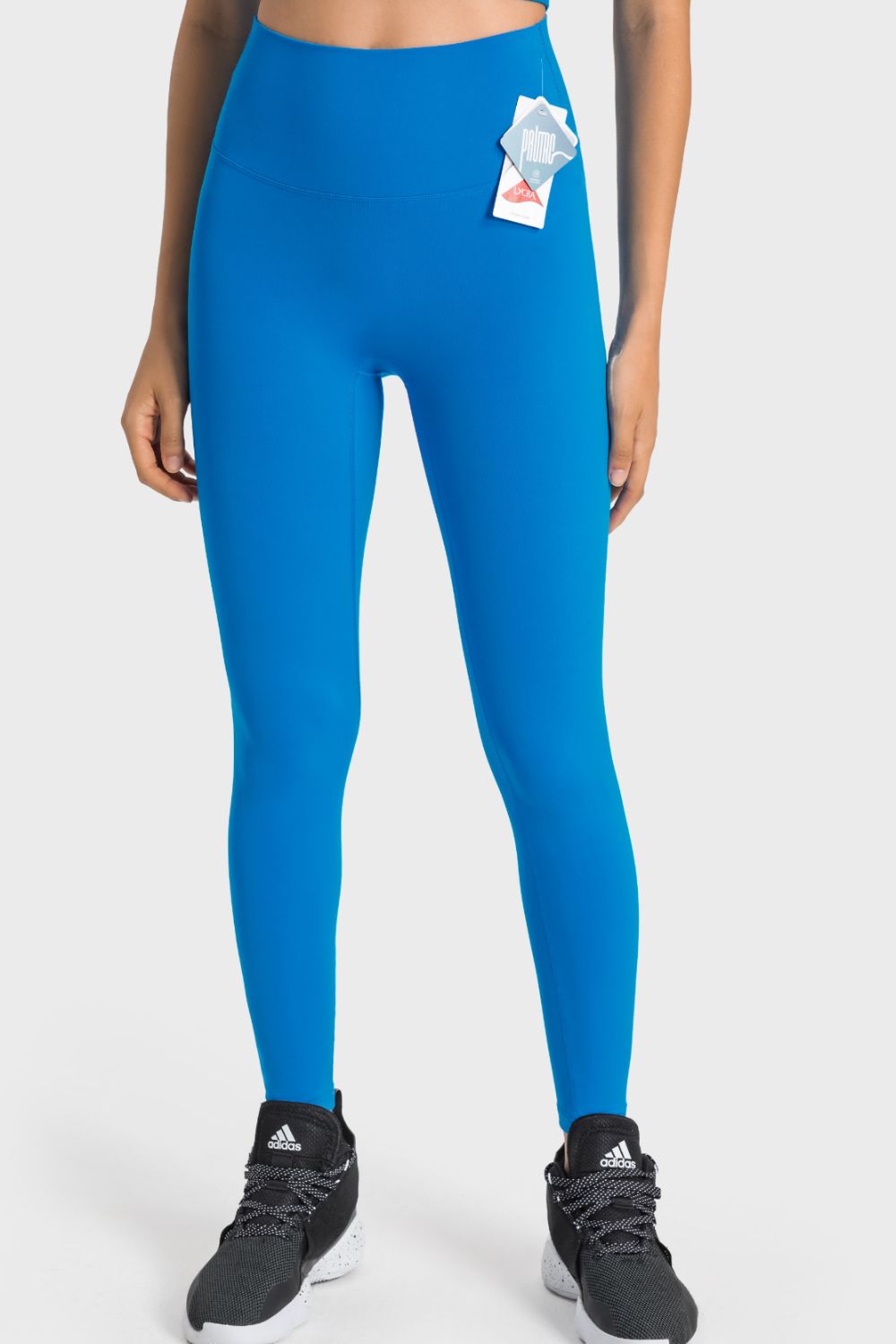 High-Rise Wide Waistband Yoga Leggings in Hot Pink for Women