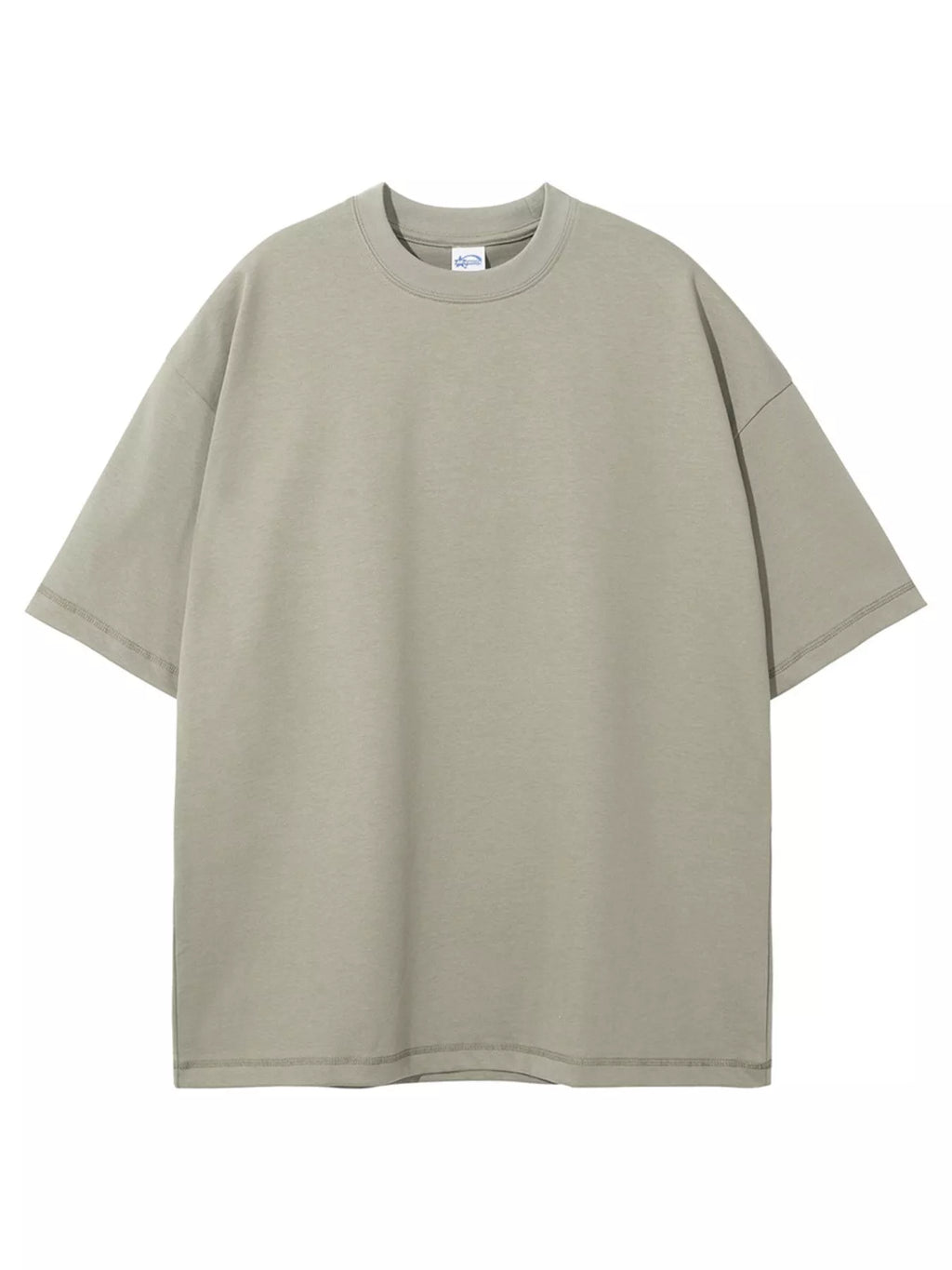 Round Neck Half Sleeve T-Shirt Plus Size in Brown for Men