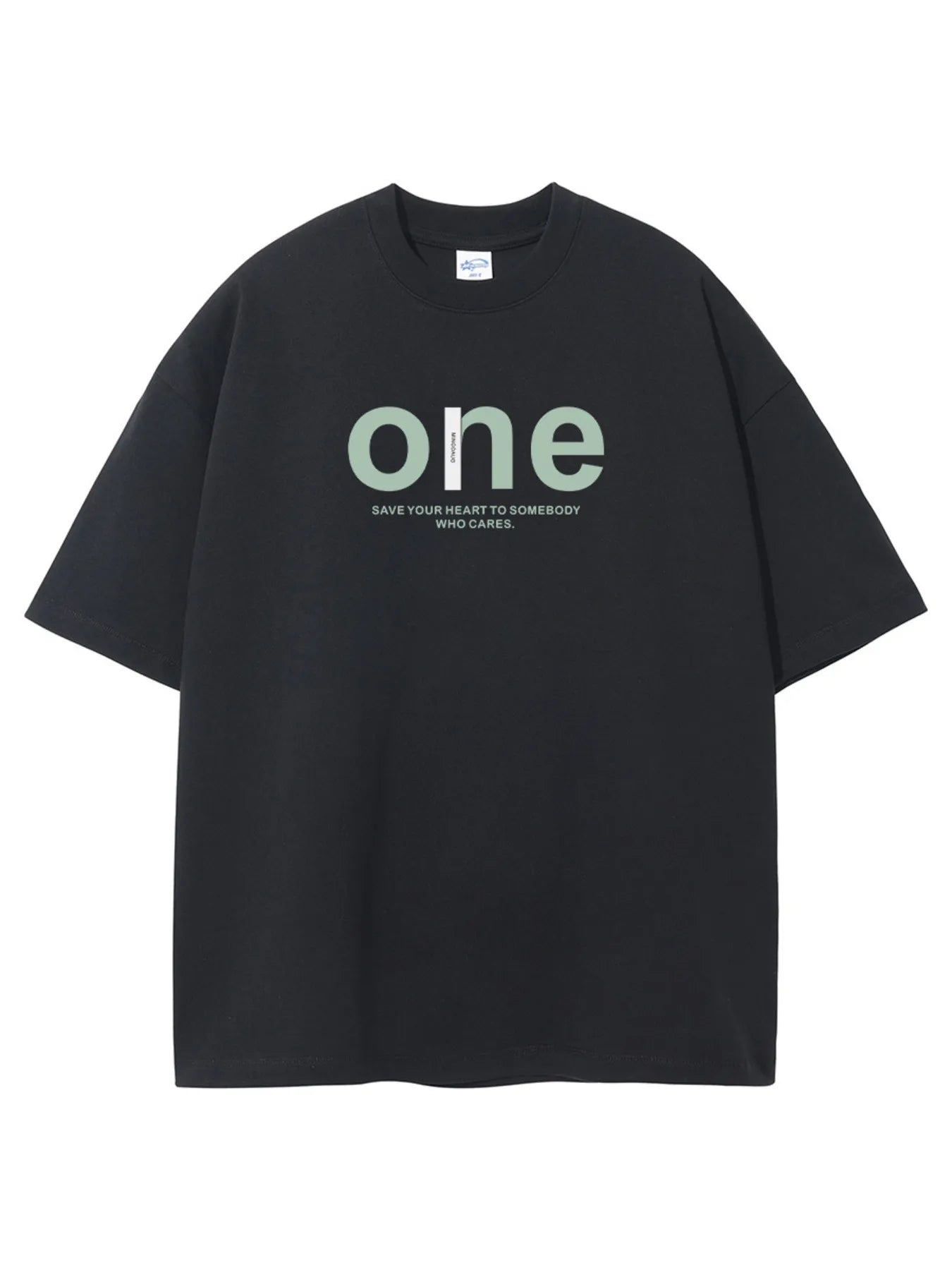 Casual Letter Graphic Short Sleeve T-Shirt Plus Size in Brown for Men