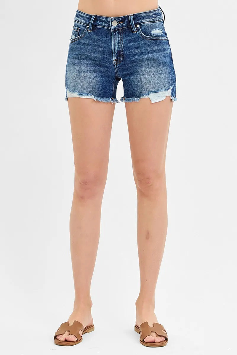 Low Rise Pikaboo Lining Shorts in Dark for Women