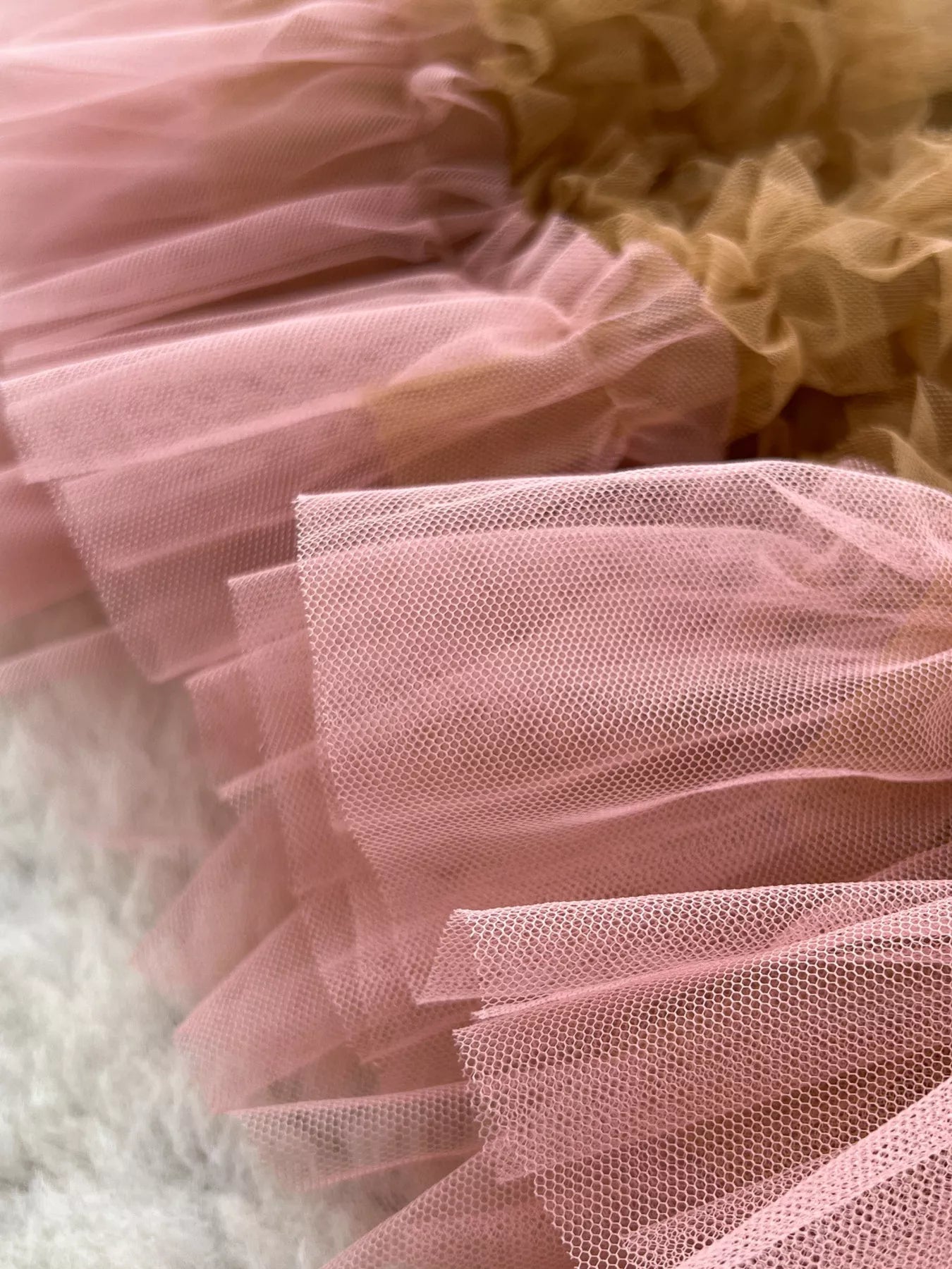 Ruffle Tulle Skirt for Women