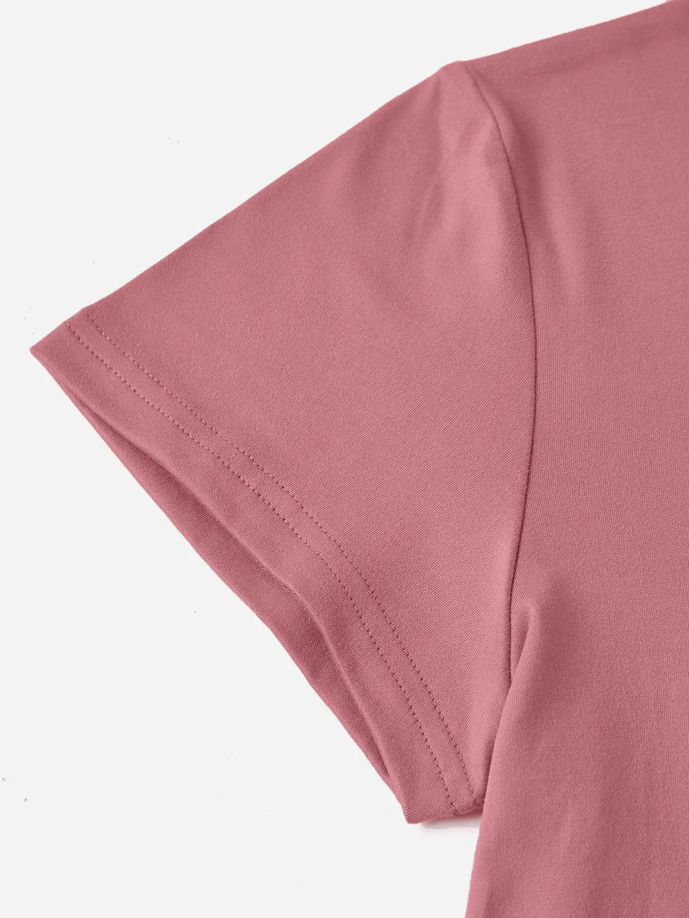 Los Angeles California Round Neck T-Shirt in Dusty Pink for Women