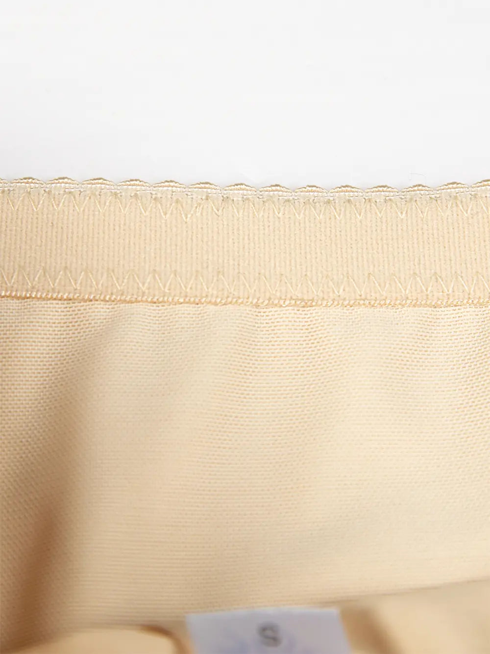 Plus Size Lace Detail Shaping Shorts in Ivory for Women